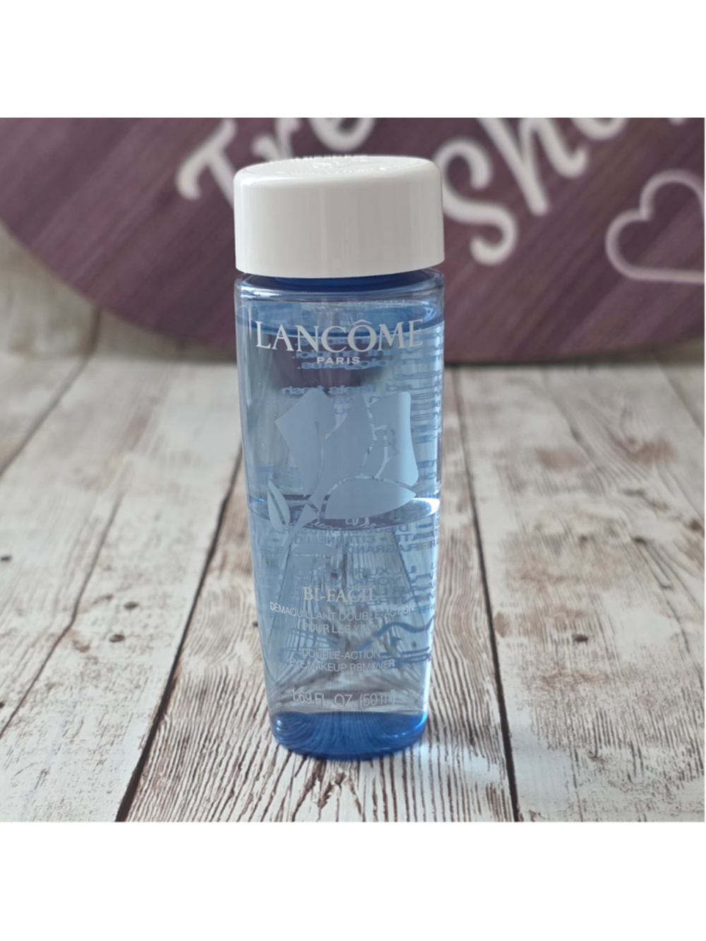 Women's Lancôme Bi-Facil Eye Makeup Remover, 1.69 FL OZ, Blue/White NWOT